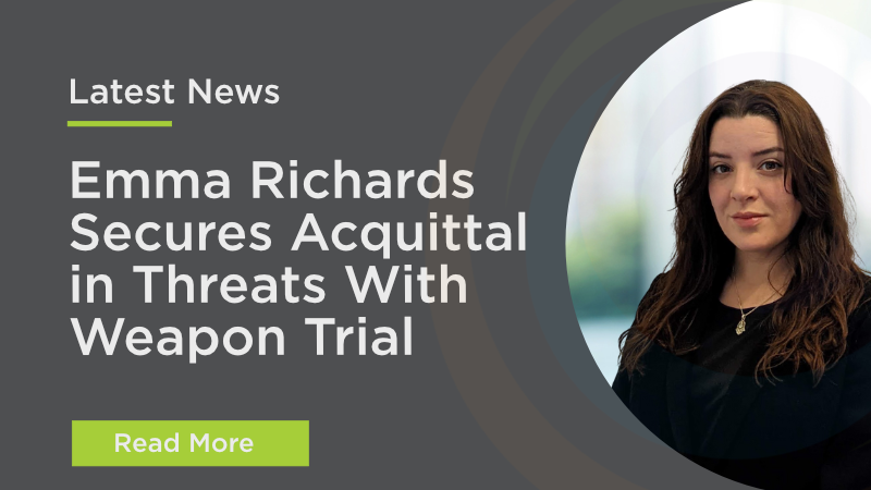 Emma Richards Secures Acquittal in Threats With Weapon Trial