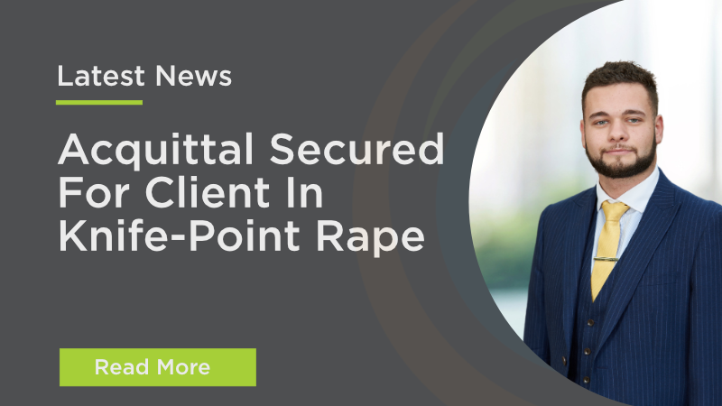 Joshua Purser Secures Acquittals For His Client In Knife-Point Rape