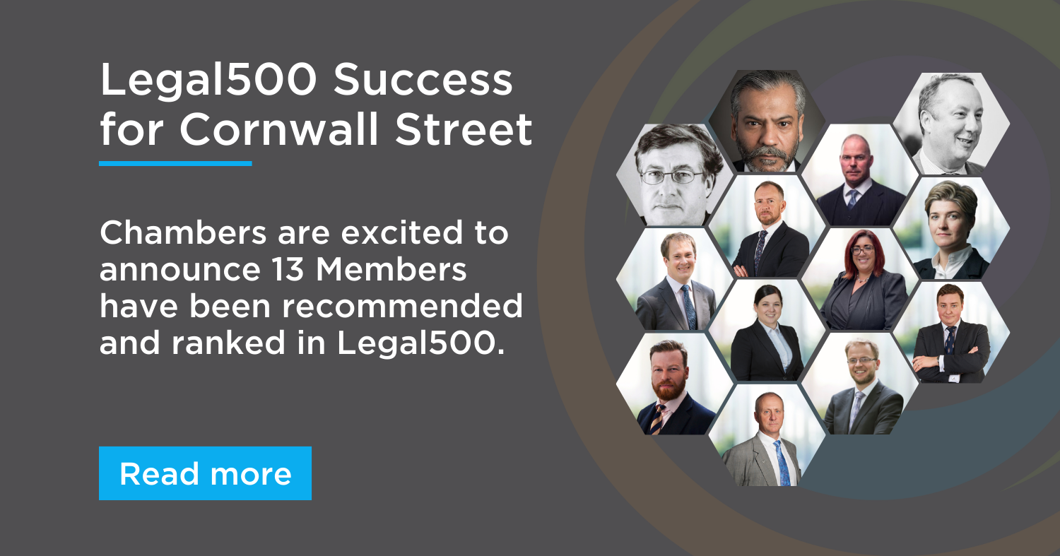 Legal500 Success for Thirteen Members of Chambers