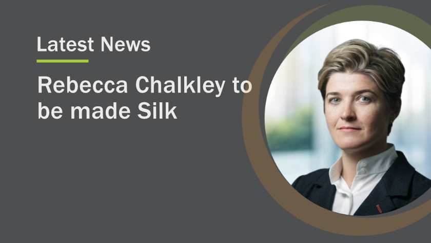 Rebecca Chalkley to be made Silk
