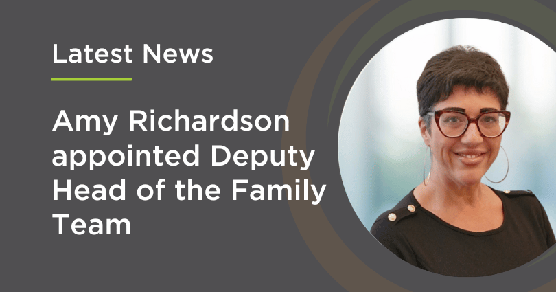 Amy Richardson appointed Deputy Head of the Family Team